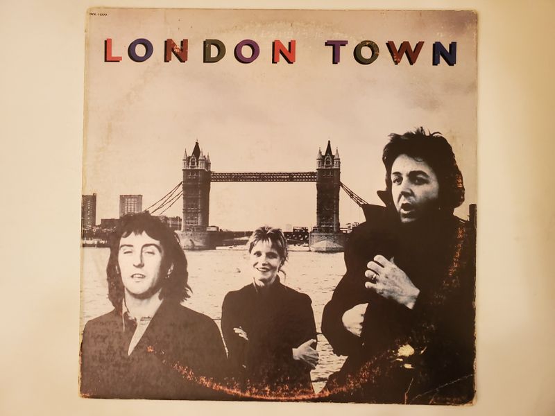 Wings London Town vinyl record